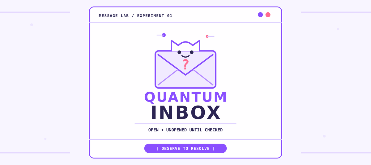 Quantum Inbox Mug – Funny Science Office Graphic Mug