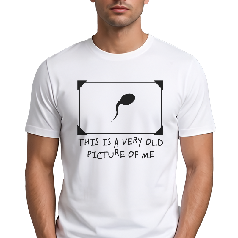 Very Old Picture of Me Funny Graphic T-Shirt