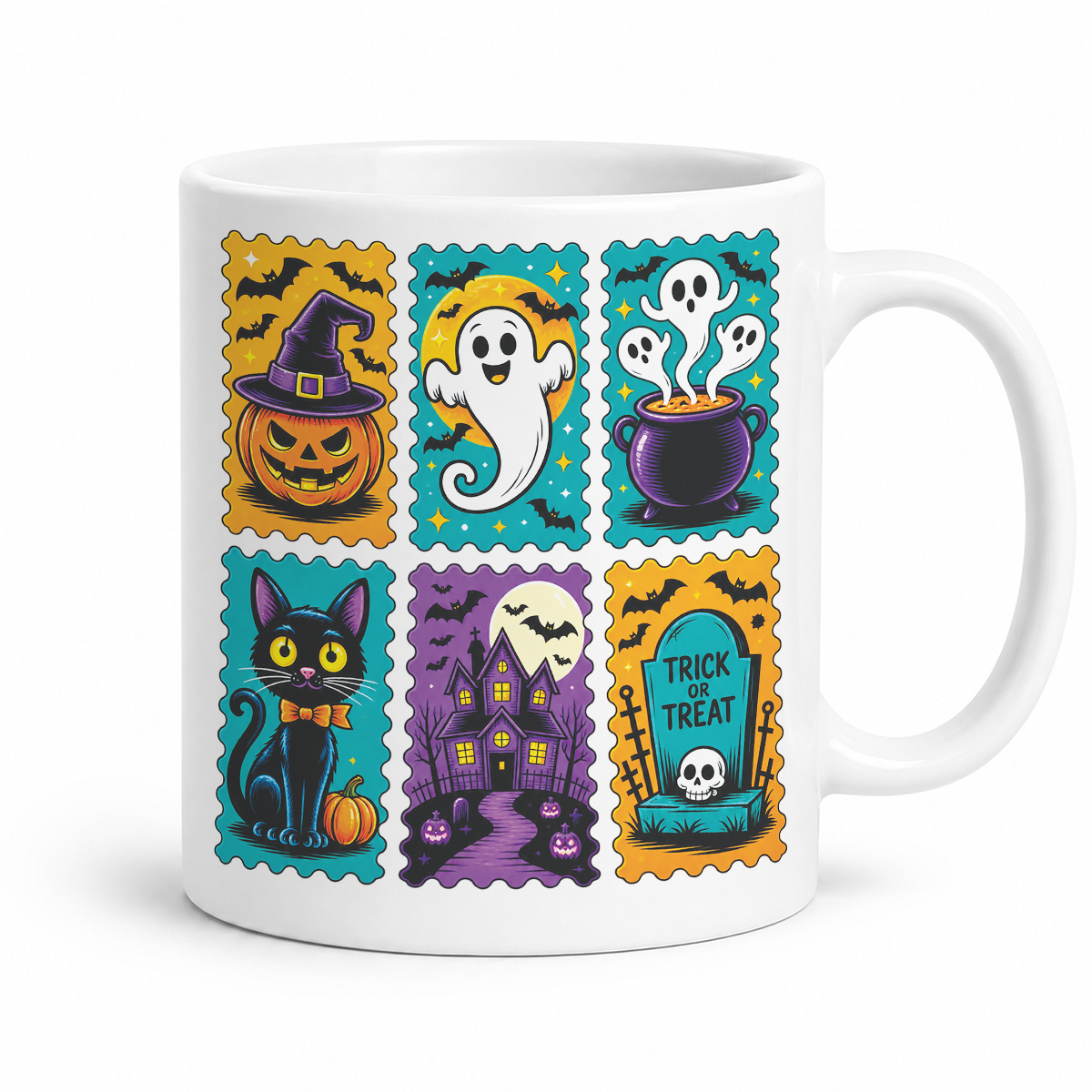 Halloween Stamps Graphic Mug