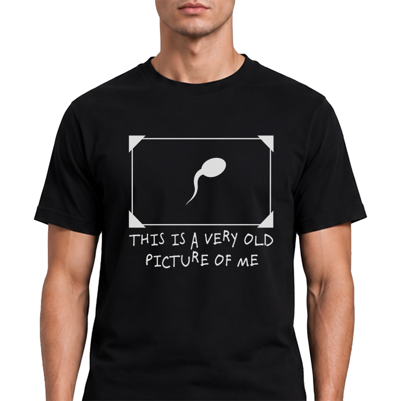 Very Old Picture of Me Funny Graphic T-Shirt