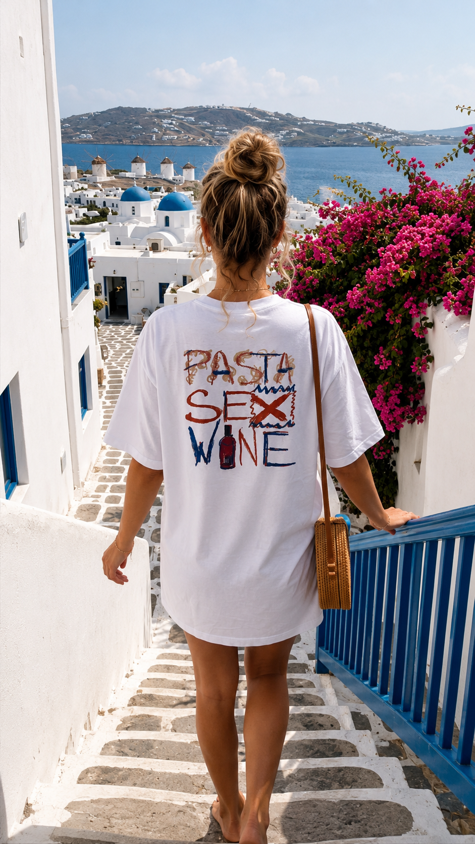 Pasta Sex Wine – Funny Graphic Tee | ANDUVU