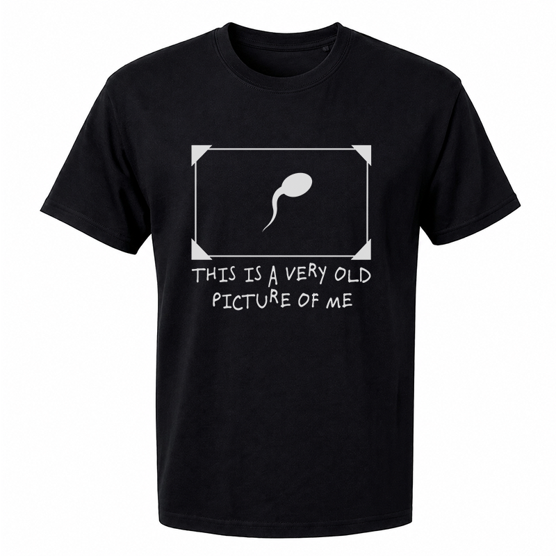 Very Old Picture of Me Funny Graphic T-Shirt
