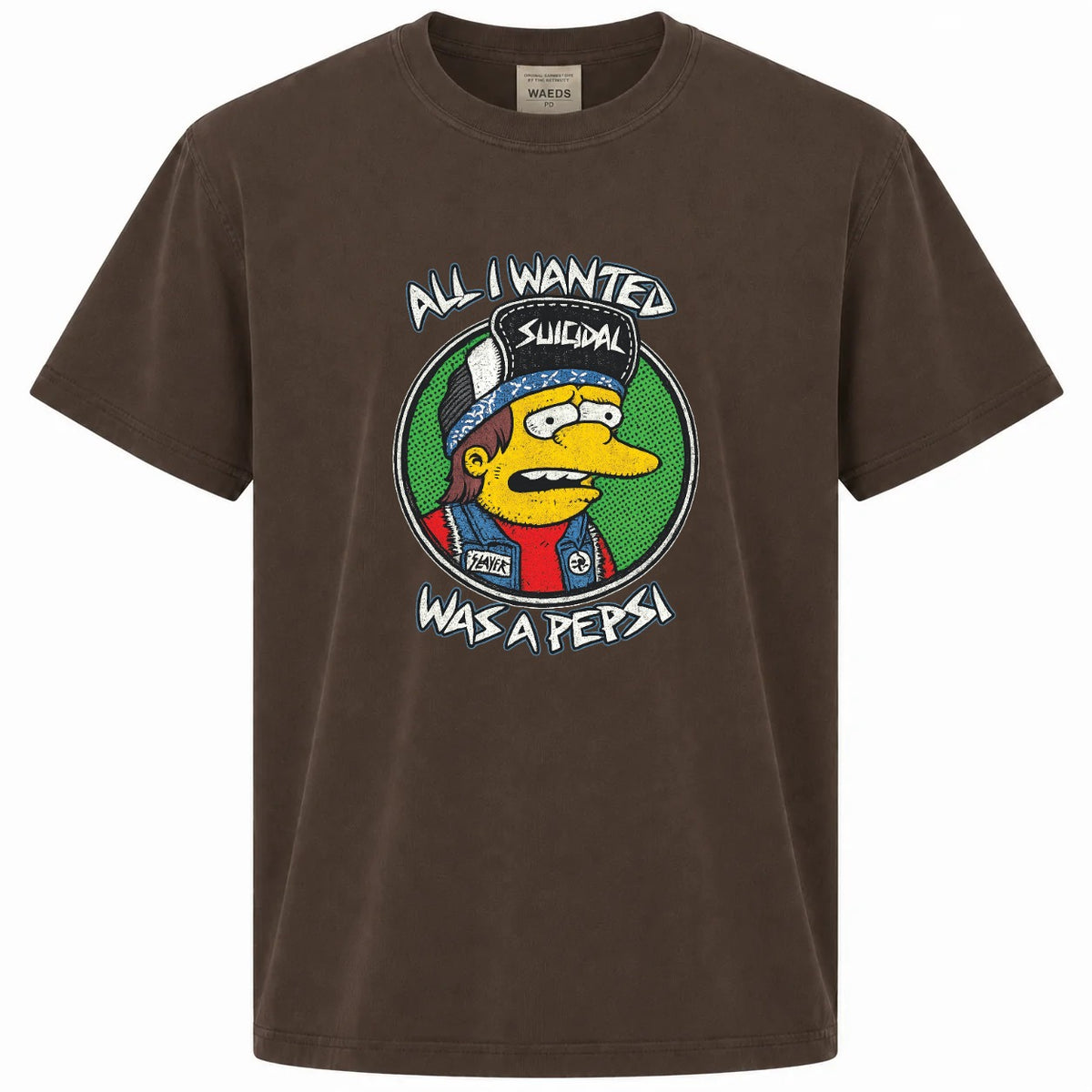 All I Wanted Was a Pepsi Funny Cartoon Punk Graphic Tee