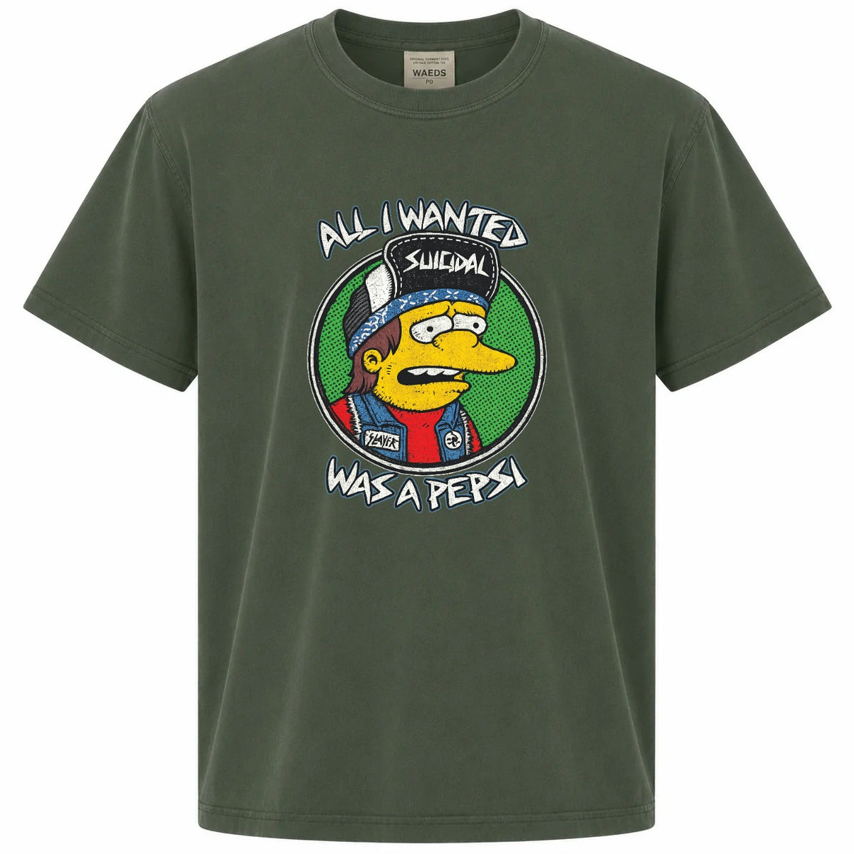 All I Wanted Was a Pepsi Funny Cartoon Punk Graphic Tee