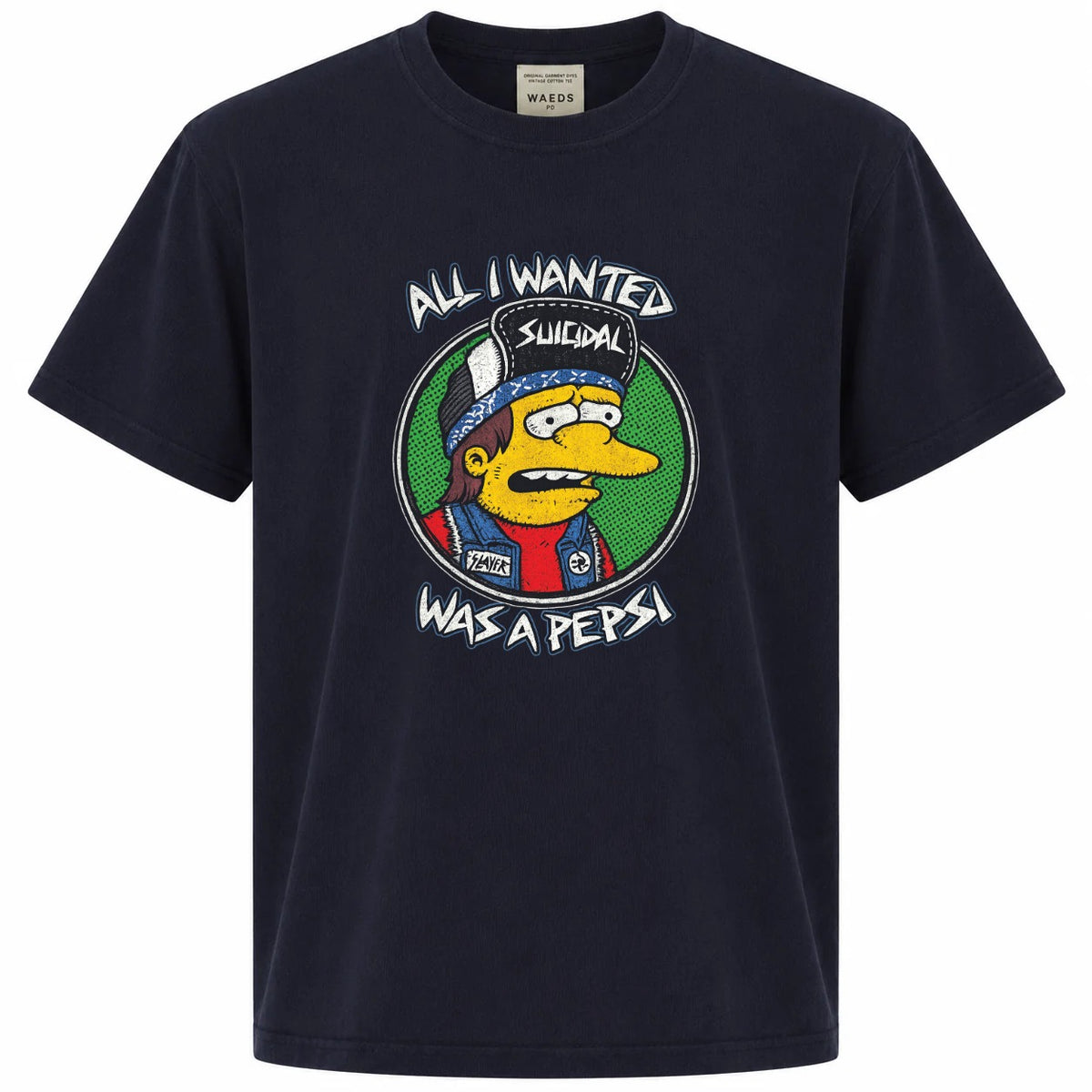 All I Wanted Was a Pepsi Funny Cartoon Punk Graphic Tee