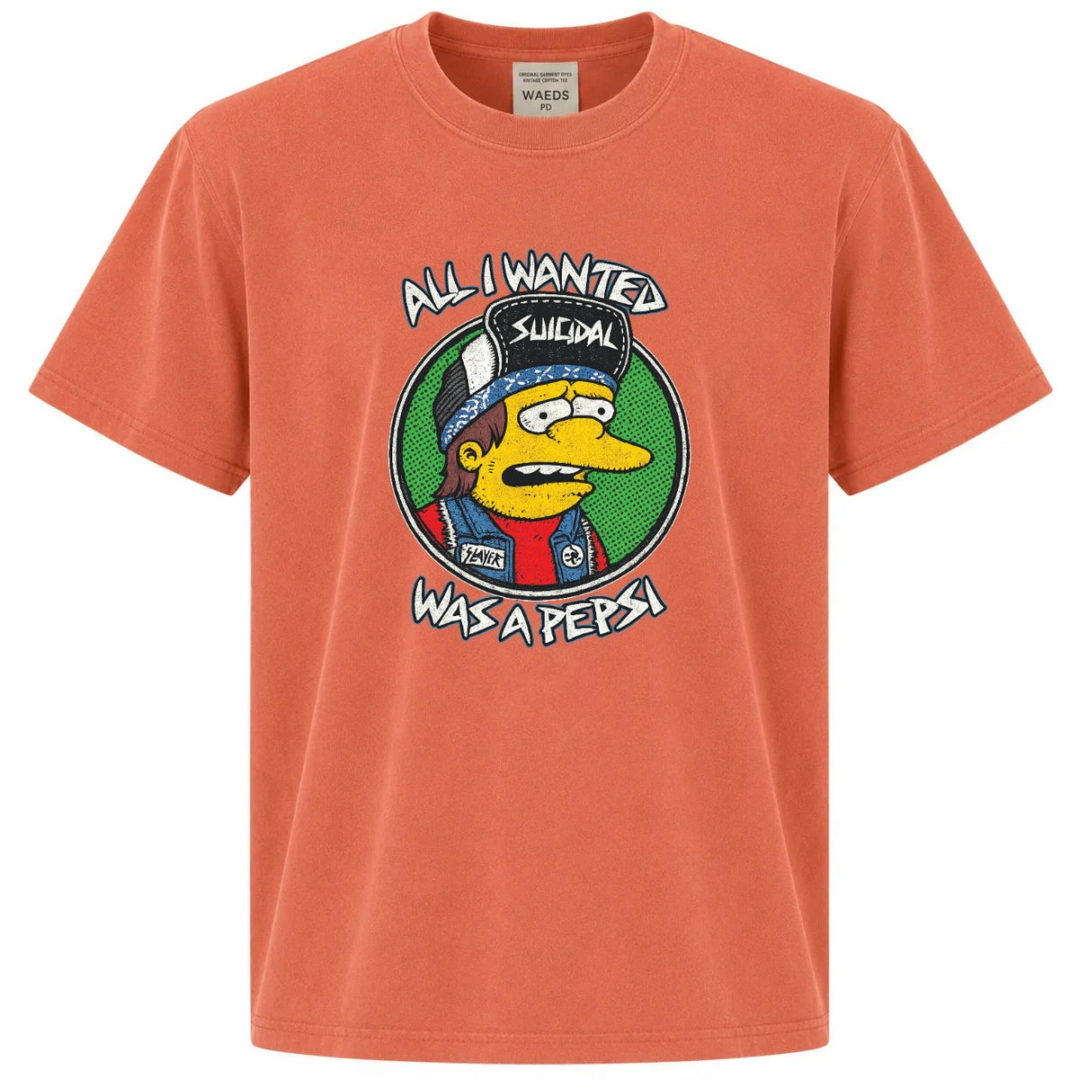 All I Wanted Was a Pepsi Funny Cartoon Punk Graphic Tee