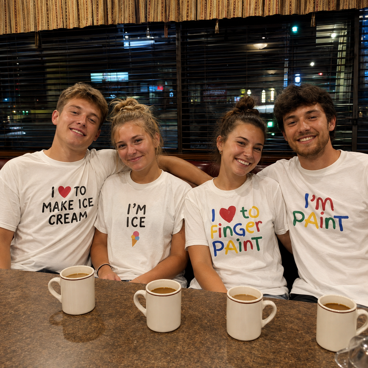 I'm PAinT T-Shirt – Funny Wordplay Front Print Graphic Tee