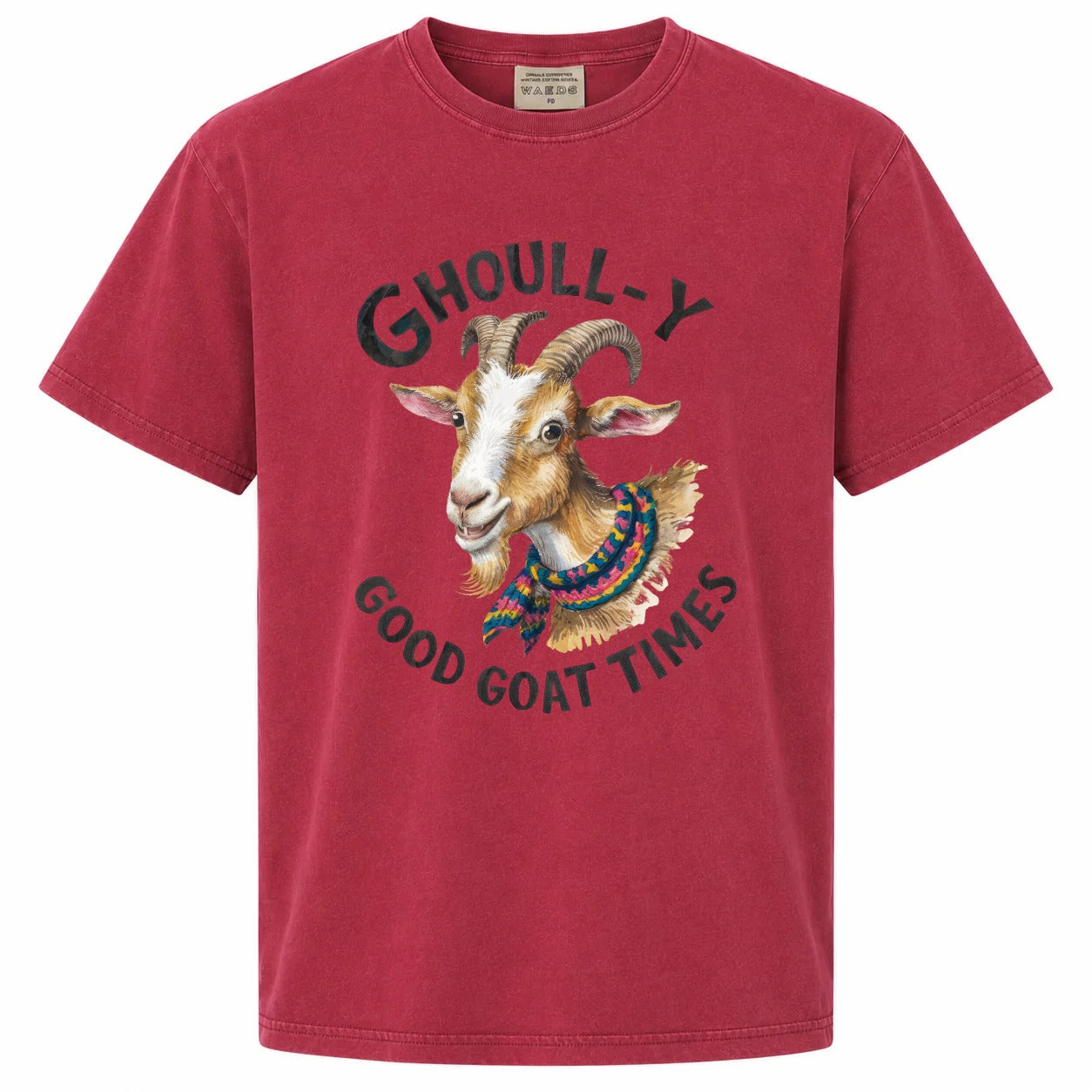 Ghoull-y Good Goat Times Funny Halloween Graphic Tee
