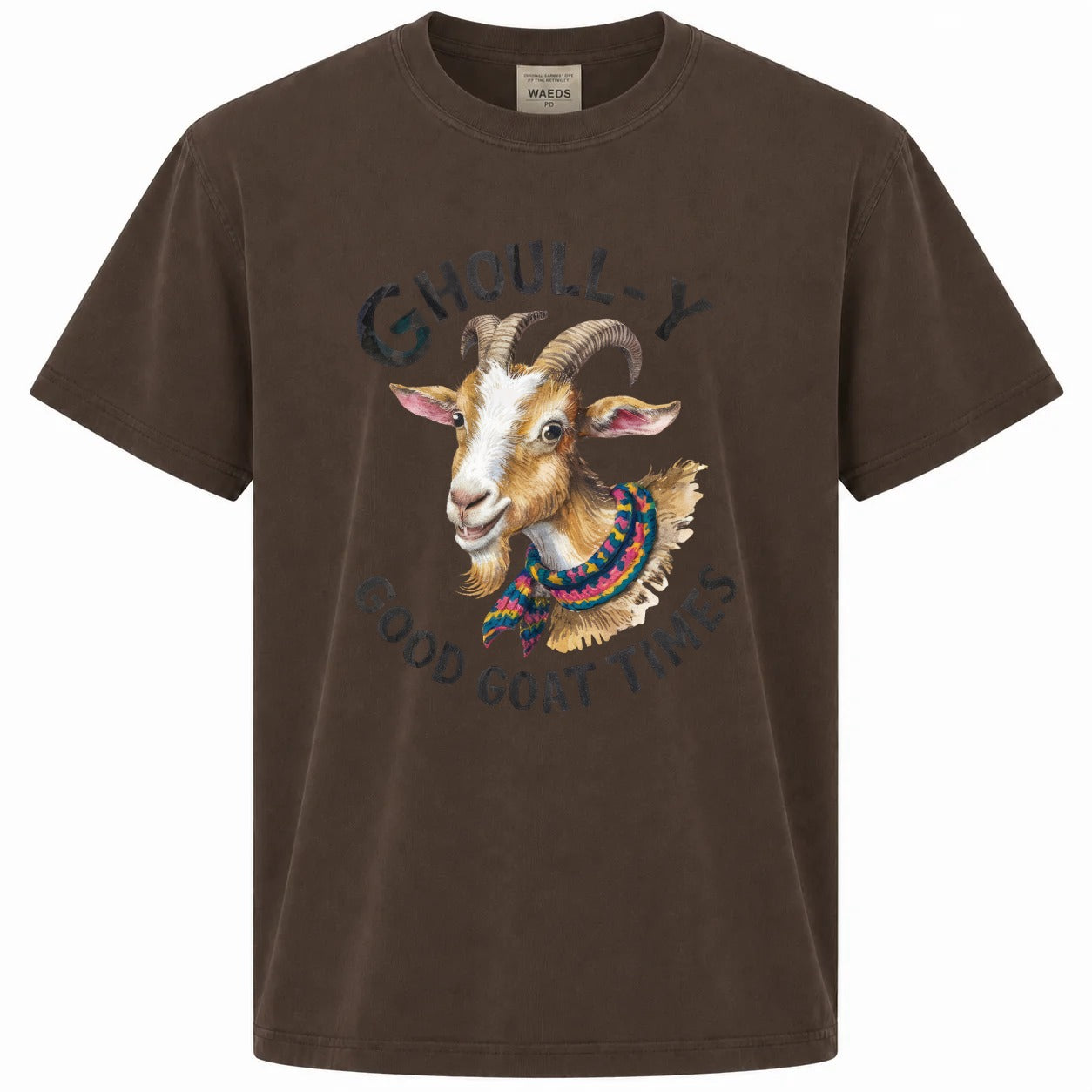 Ghoull-y Good Goat Times Funny Halloween Graphic Tee