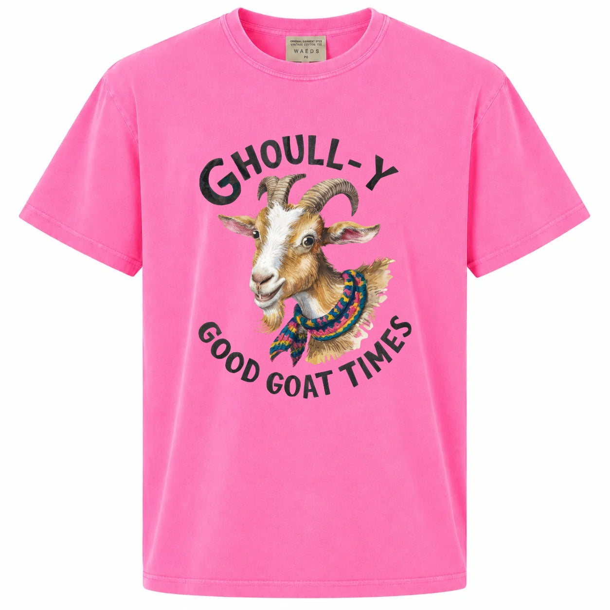 Ghoull-y Good Goat Times Funny Halloween Graphic Tee