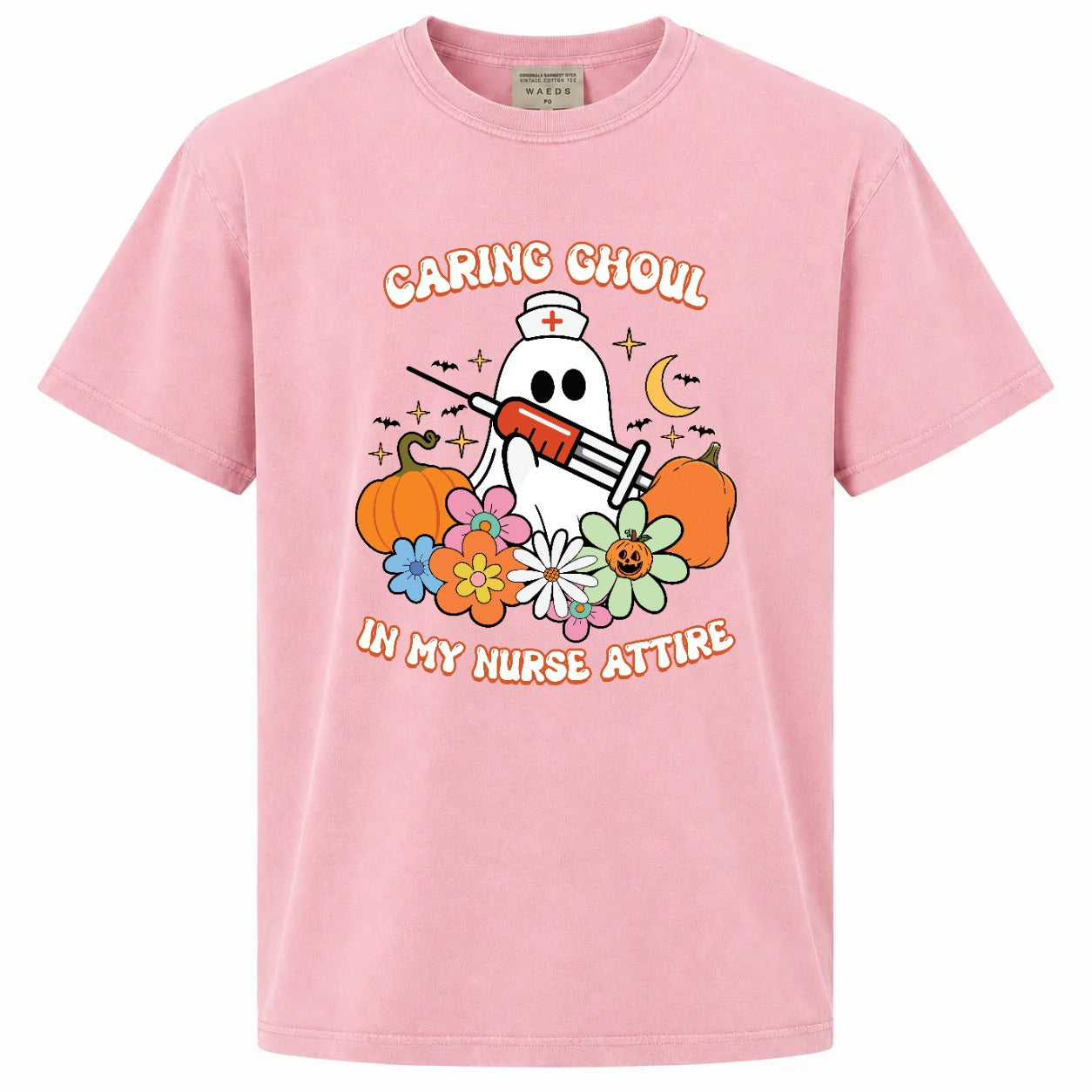 Caring Ghoul In My Nurse Attire Graphic Tee