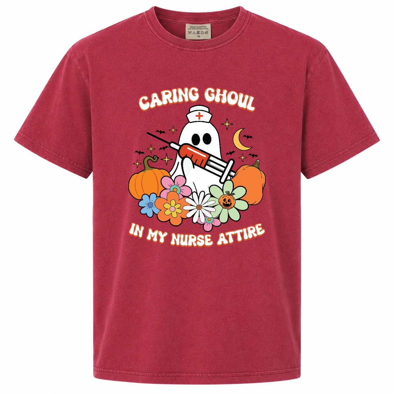 Caring Ghoul In My Nurse Attire Graphic Tee