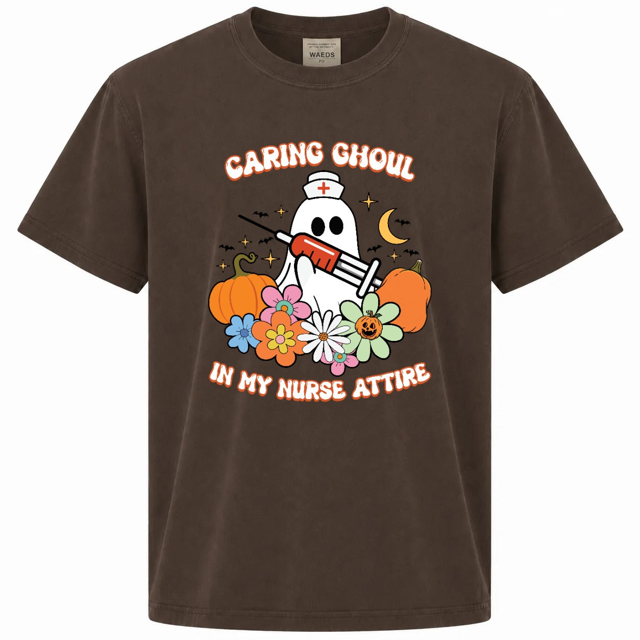 Caring Ghoul In My Nurse Attire Graphic Tee