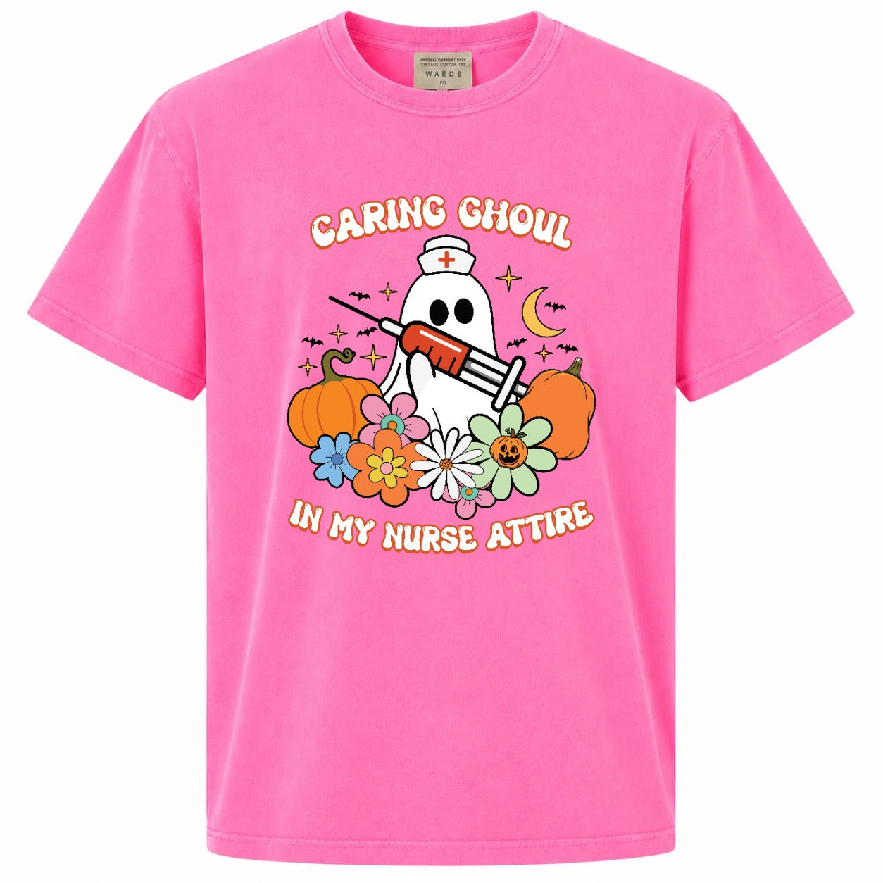 Caring Ghoul In My Nurse Attire Graphic Tee