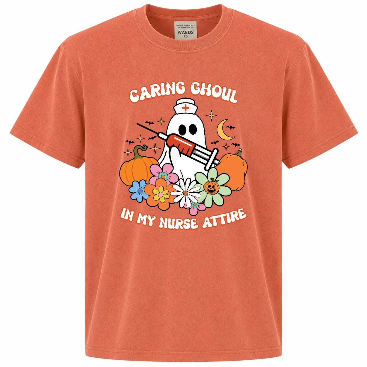 Caring Ghoul In My Nurse Attire Graphic Tee