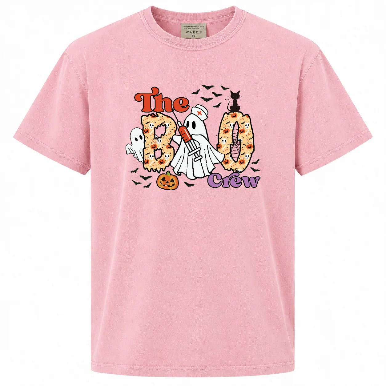 The Boo Crew Nurse Ghost Graphic Tee