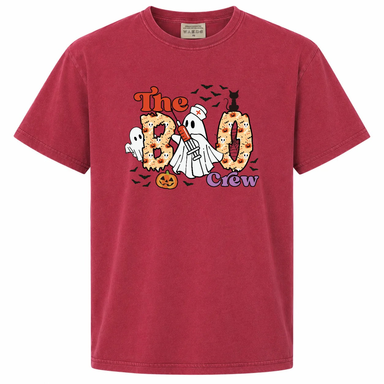 The Boo Crew Nurse Ghost Graphic Tee