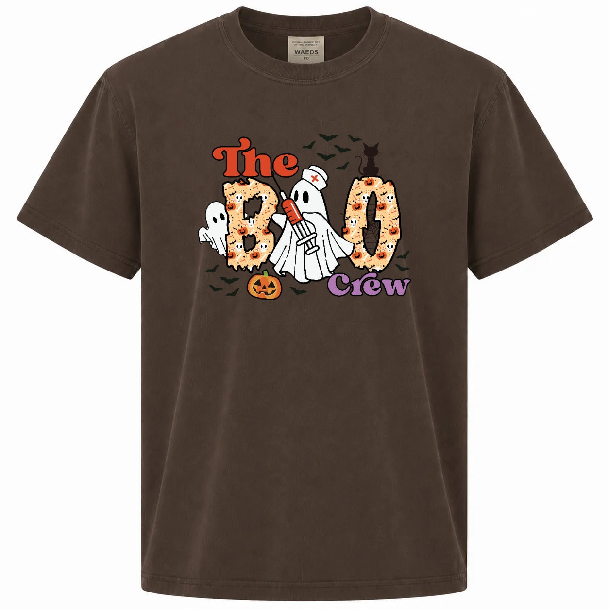 The Boo Crew Nurse Ghost Graphic Tee