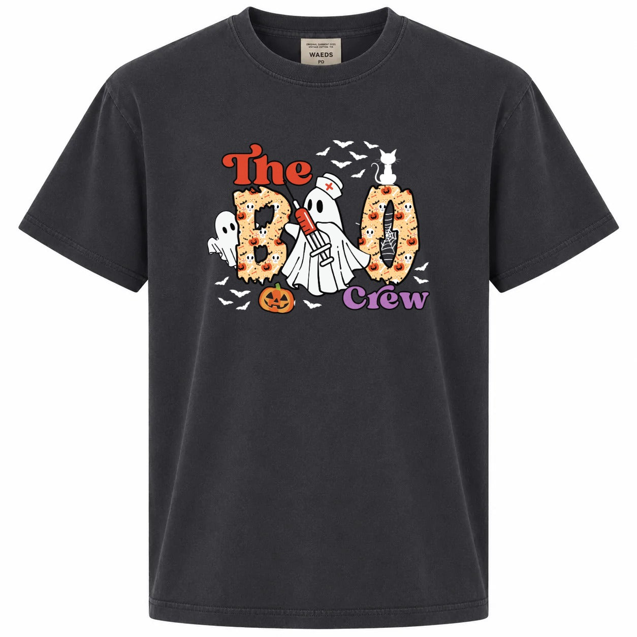 The Boo Crew Nurse Ghost Graphic Tee