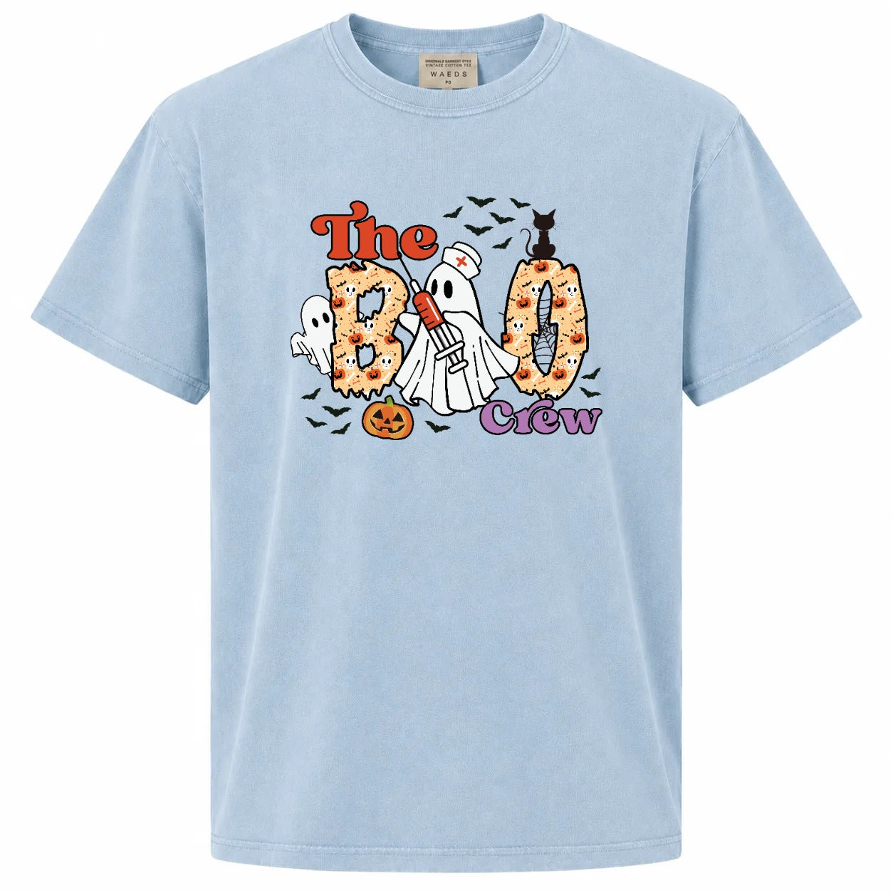 The Boo Crew Nurse Ghost Graphic Tee