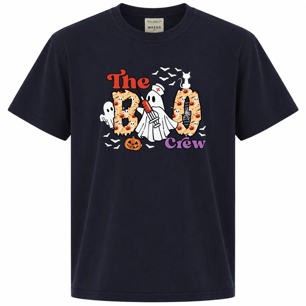 The Boo Crew Nurse Ghost Graphic Tee