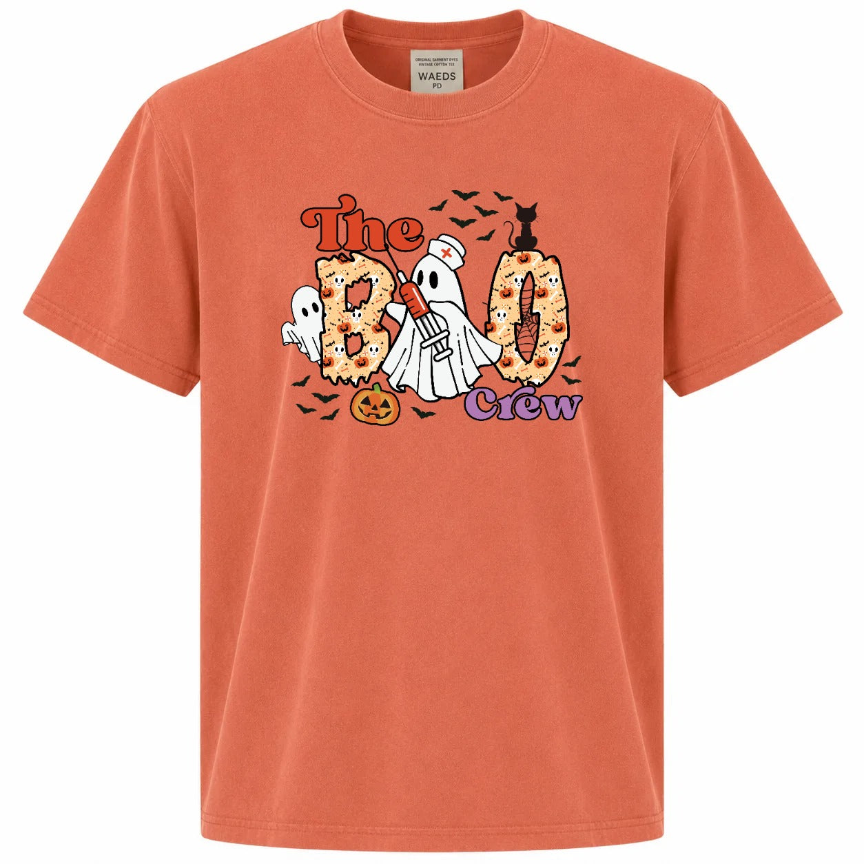The Boo Crew Nurse Ghost Graphic Tee