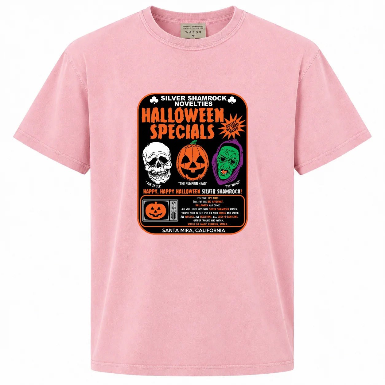 Silver Shamrock Halloween Specials Graphic Tee