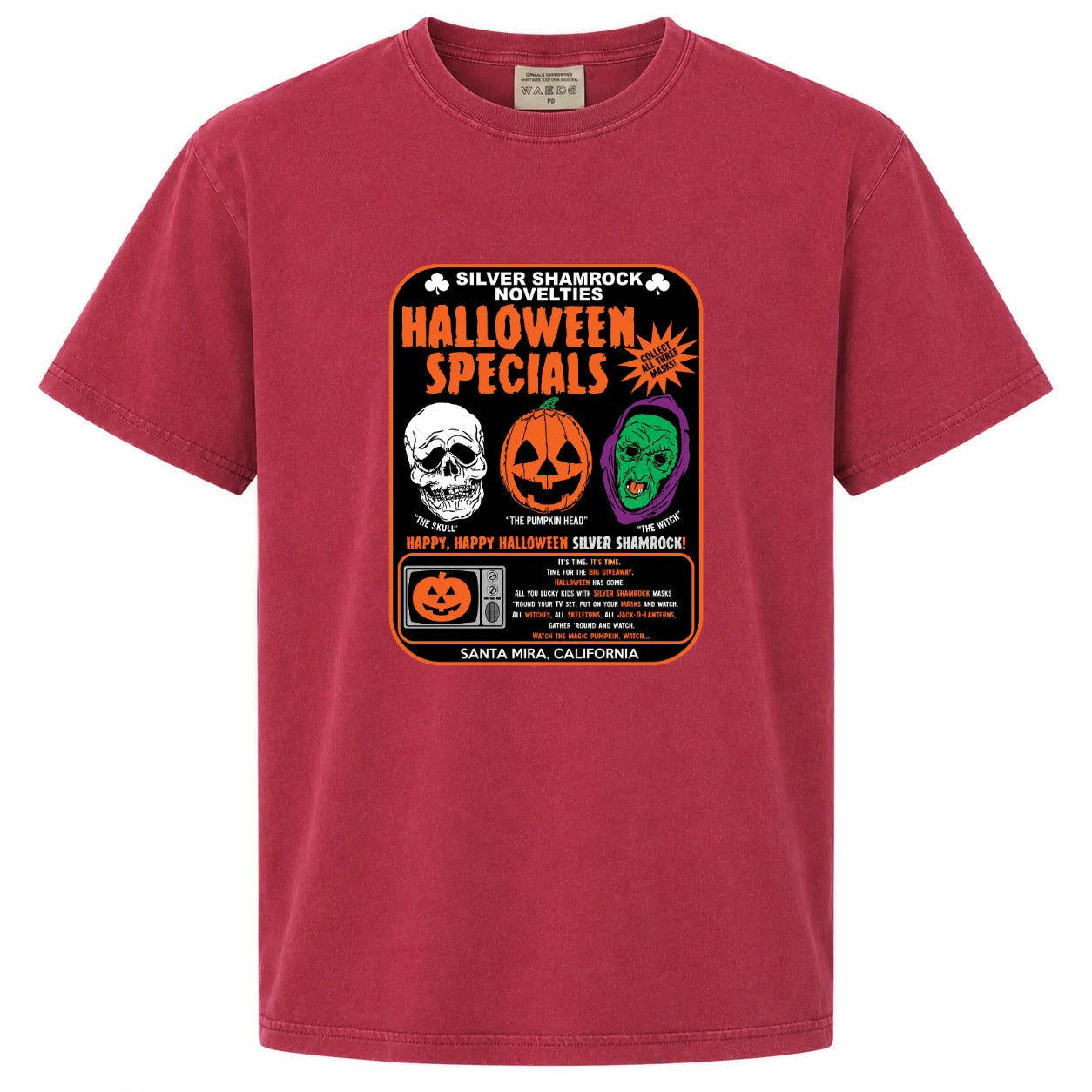 Silver Shamrock Halloween Specials Graphic Tee