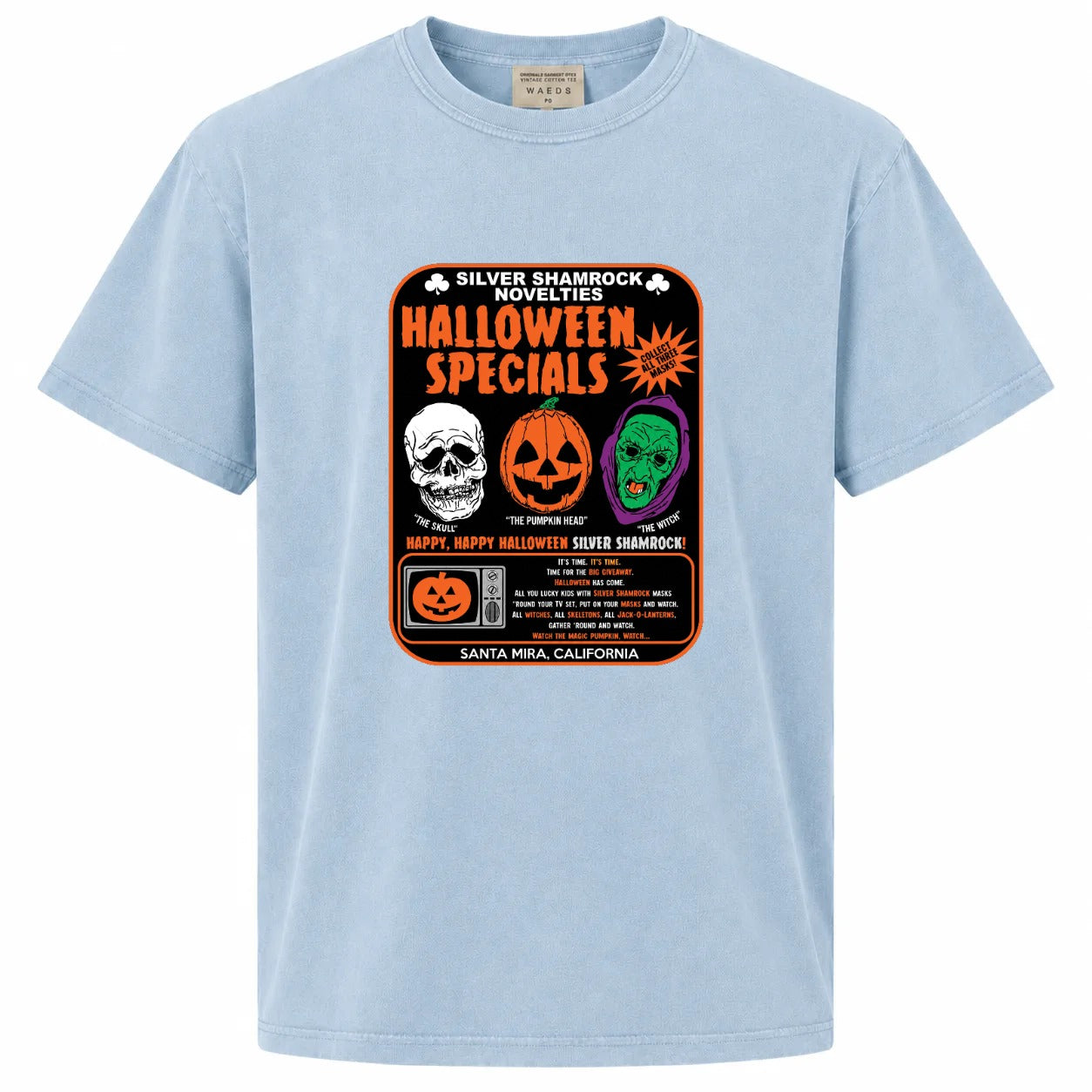Silver Shamrock Halloween Specials Graphic Tee
