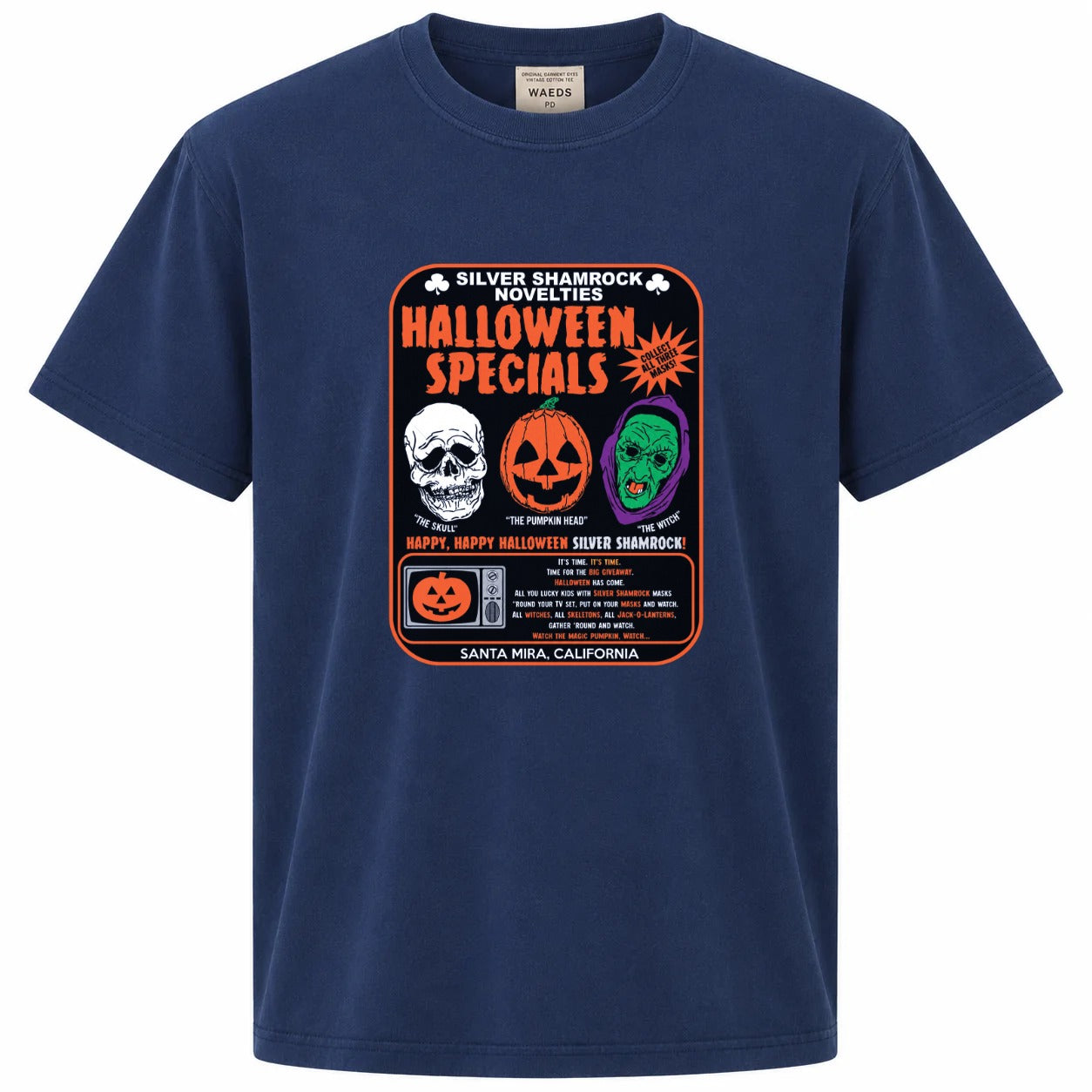 Silver Shamrock Halloween Specials Graphic Tee