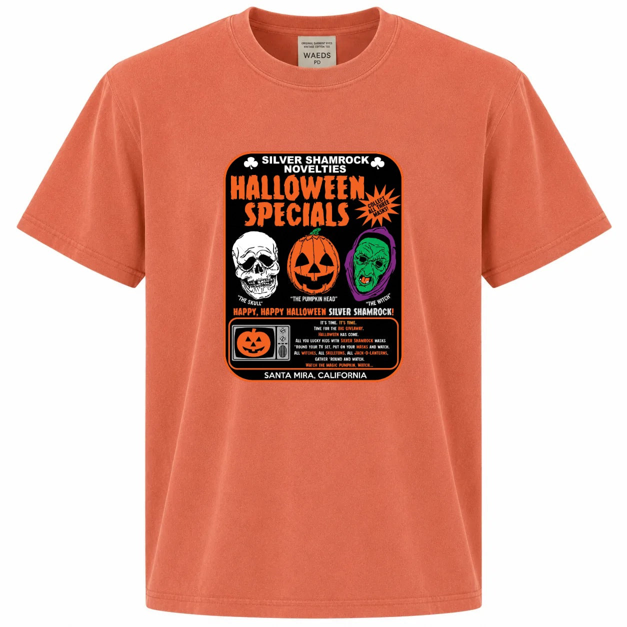 Silver Shamrock Halloween Specials Graphic Tee