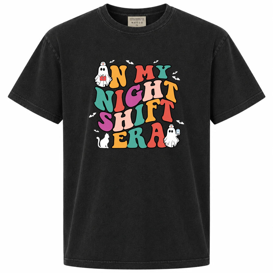 In My Night Shift Era Halloween Nurse Graphic Tee