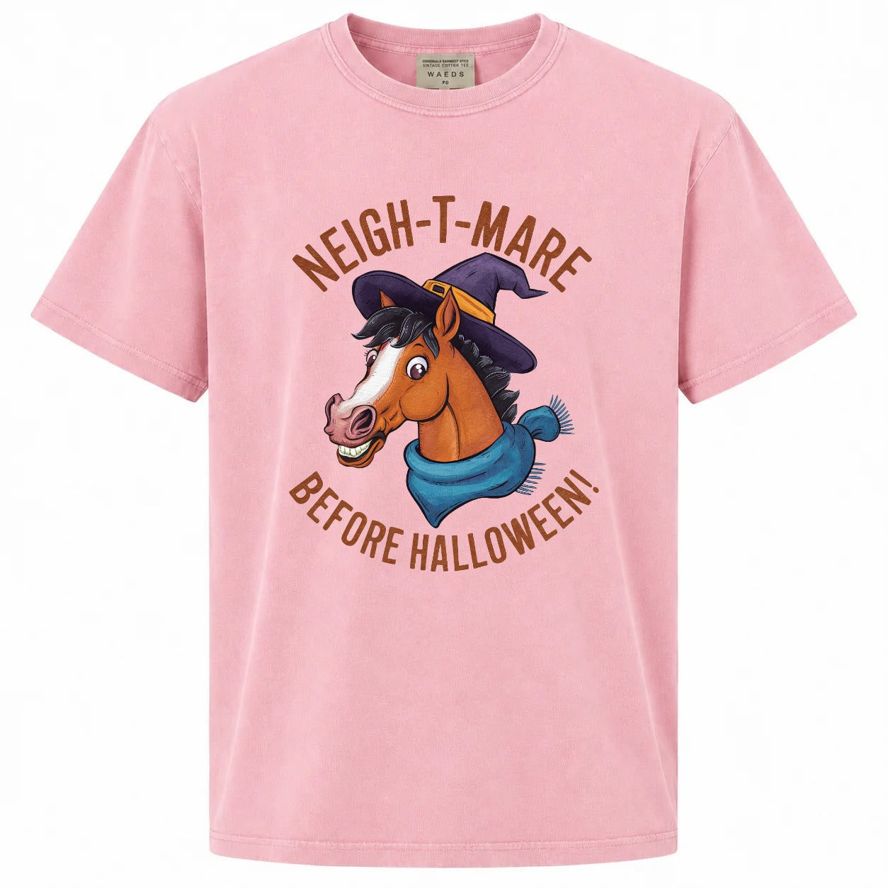 Neigh-t-mare Before Halloween Funny Horse Graphic Tee