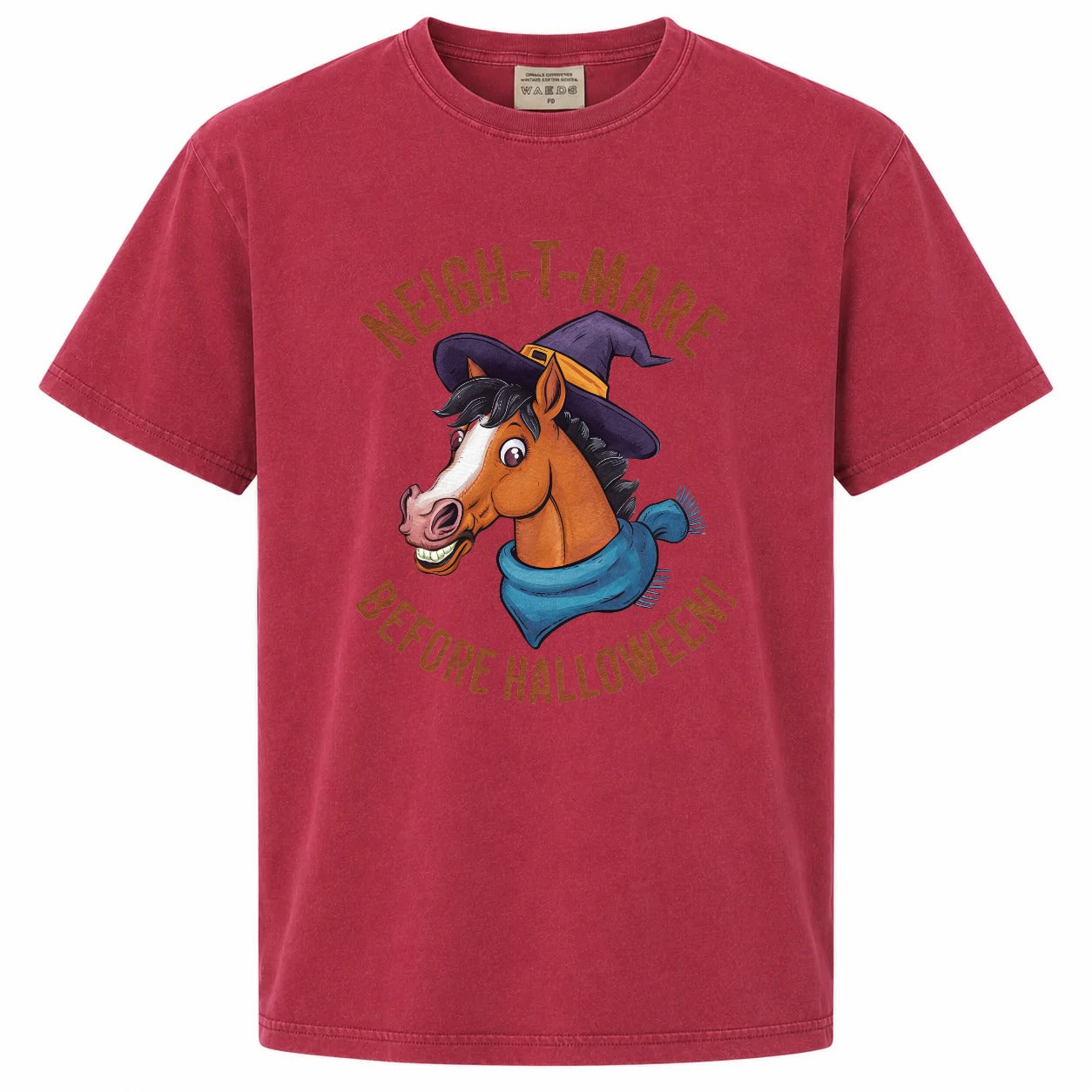 Neigh-t-mare Before Halloween Funny Horse Graphic Tee