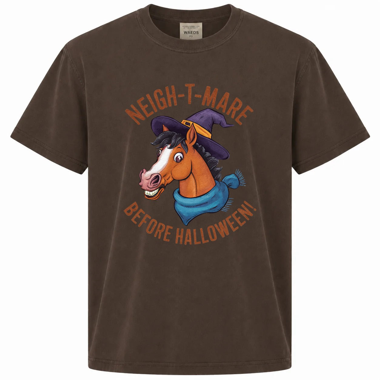 Neigh-t-mare Before Halloween Funny Horse Graphic Tee