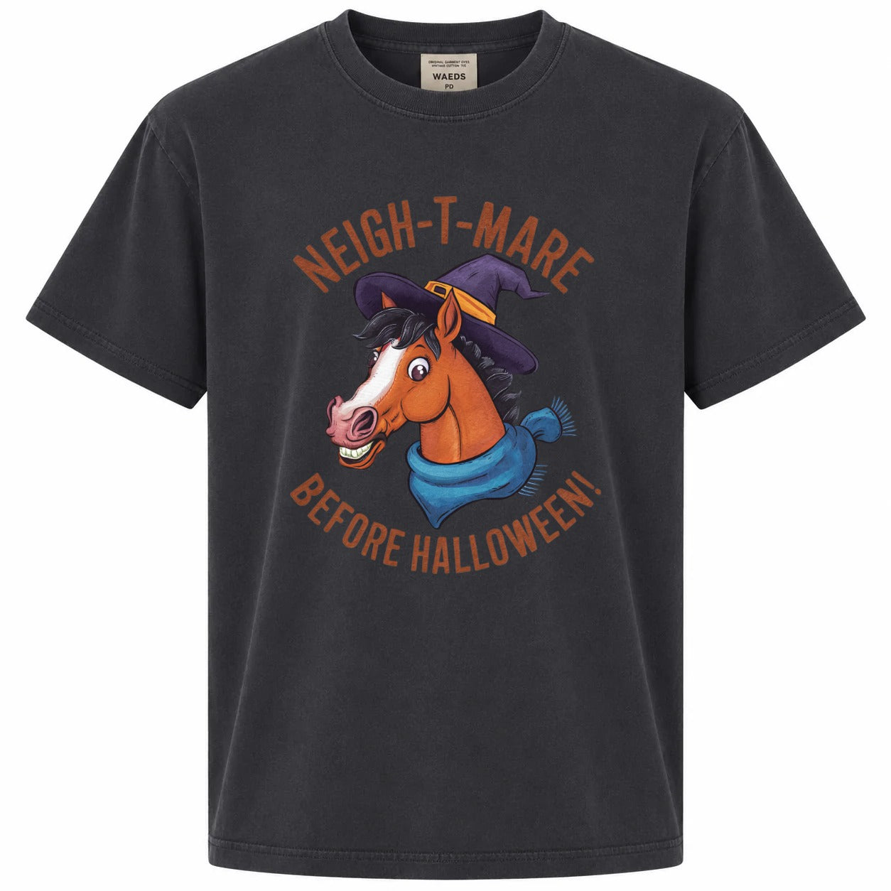 Neigh-t-mare Before Halloween Funny Horse Graphic Tee