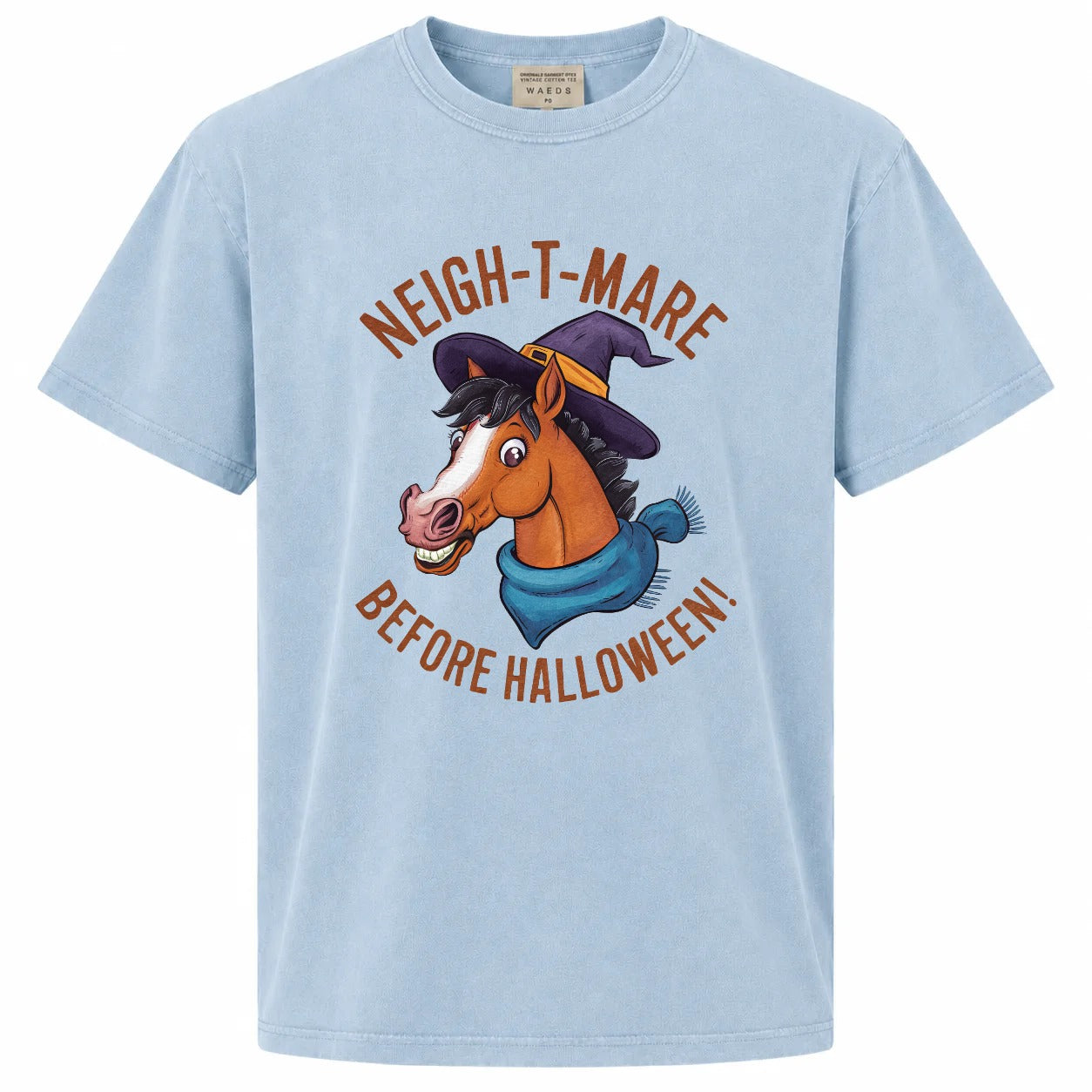 Neigh-t-mare Before Halloween Funny Horse Graphic Tee