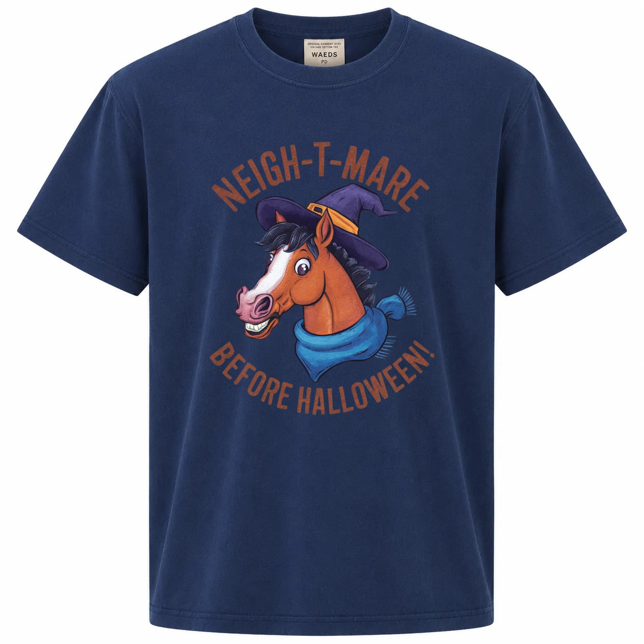 Neigh-t-mare Before Halloween Funny Horse Graphic Tee