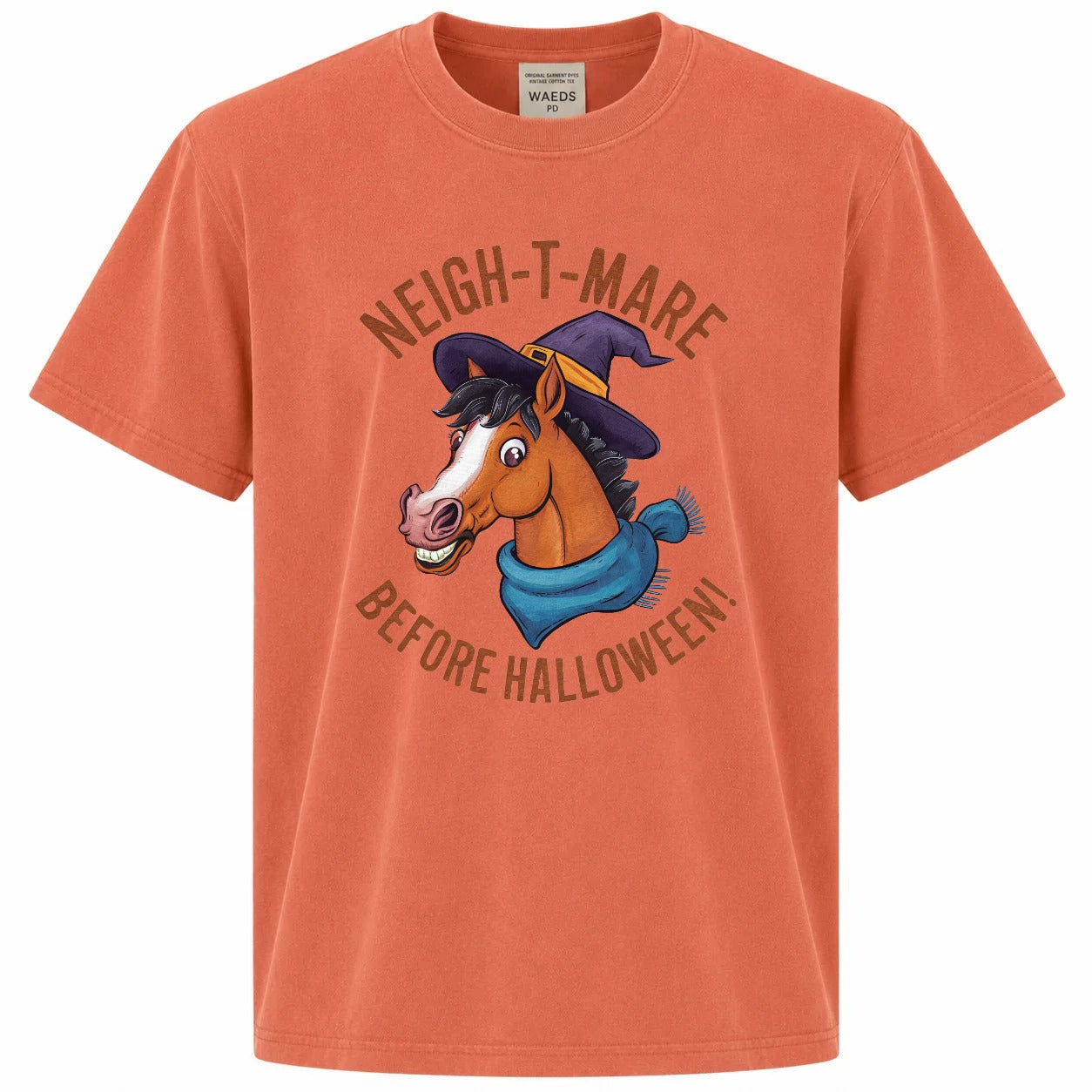 Neigh-t-mare Before Halloween Funny Horse Graphic Tee