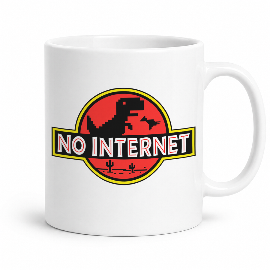 No Internet Graphic Mug