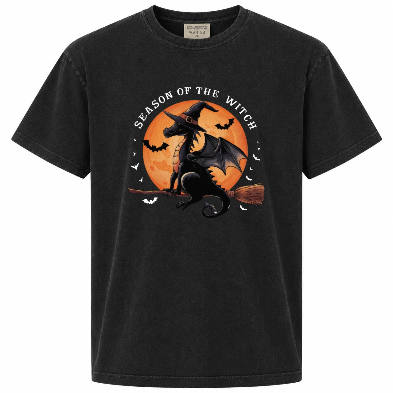 Season of the Witch Dragon Broomstick Graphic Tee