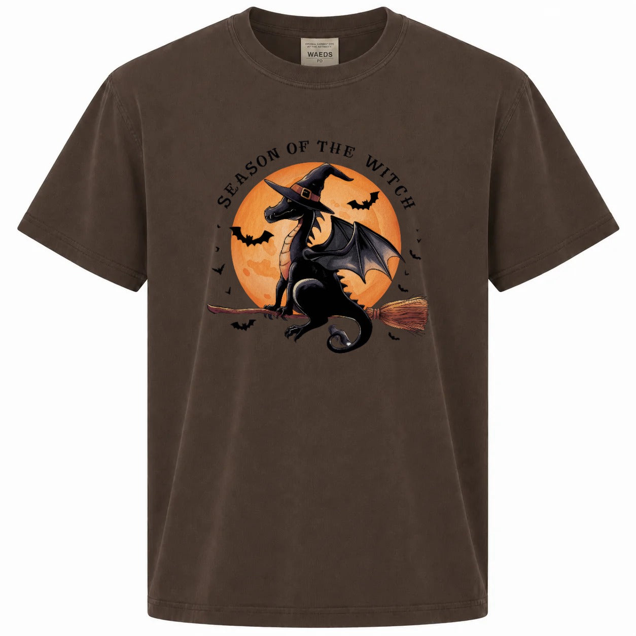 Season of the Witch Dragon Broomstick Graphic Tee