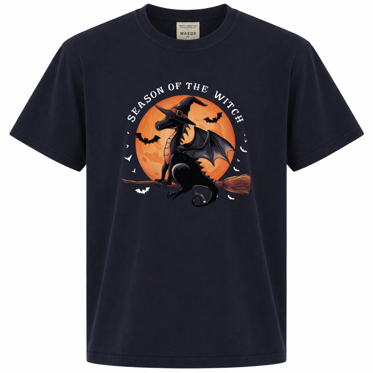 Season of the Witch Dragon Broomstick Graphic Tee