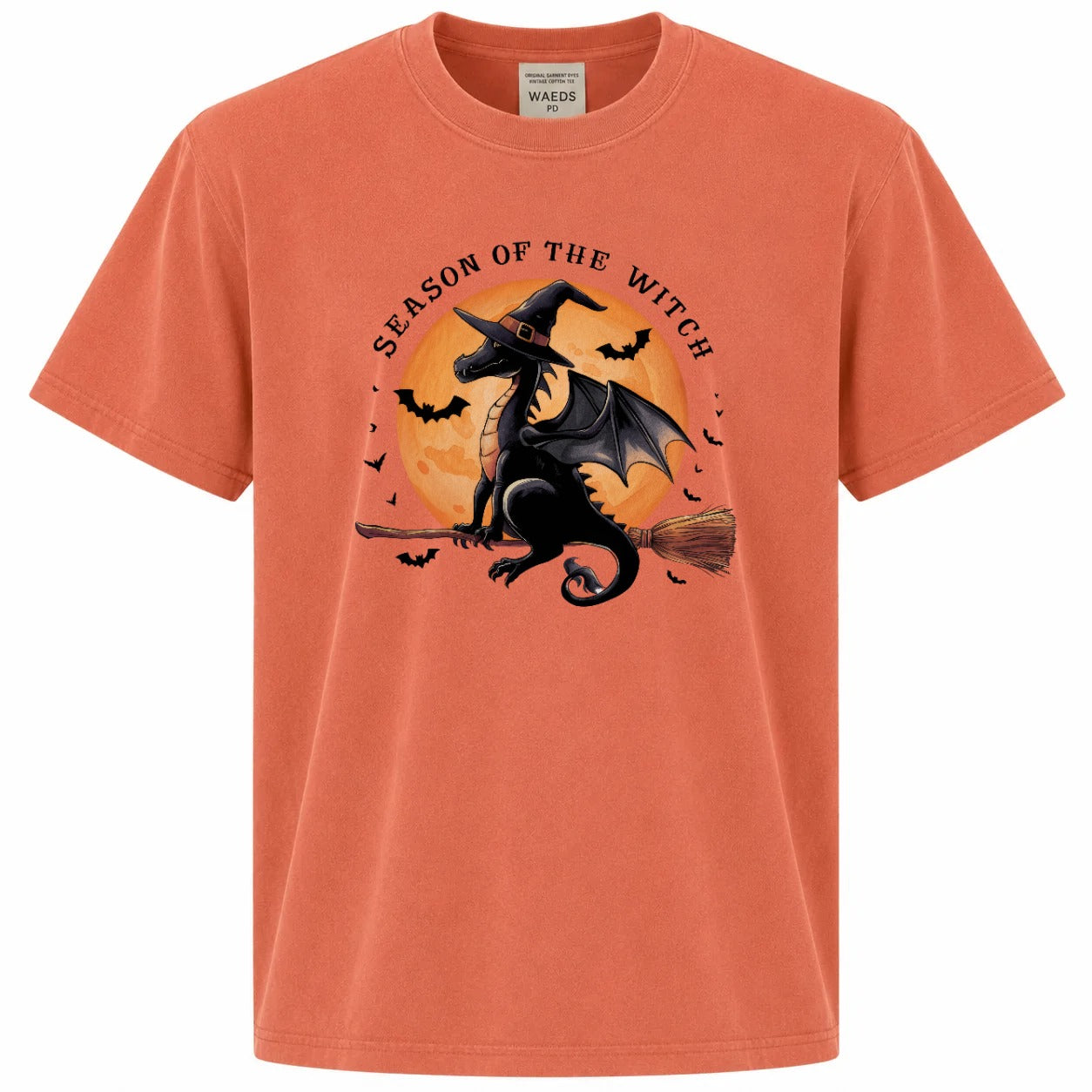 Season of the Witch Dragon Broomstick Graphic Tee