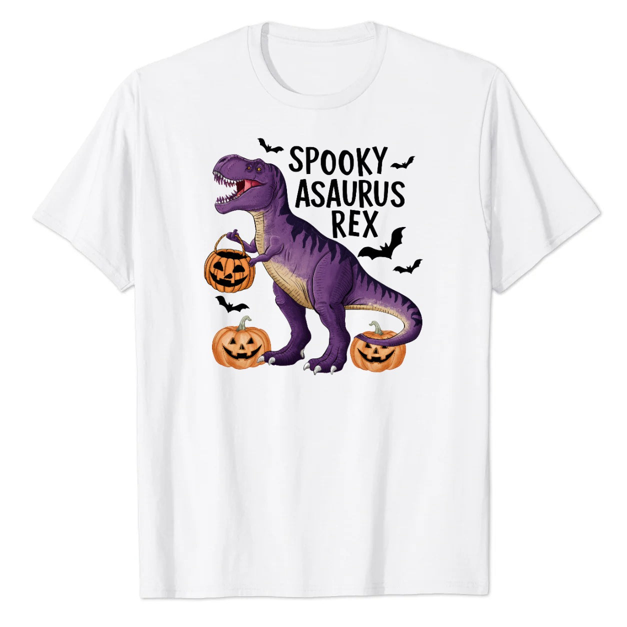 Spooky Asaurus Rex Halloween Graphic Tee