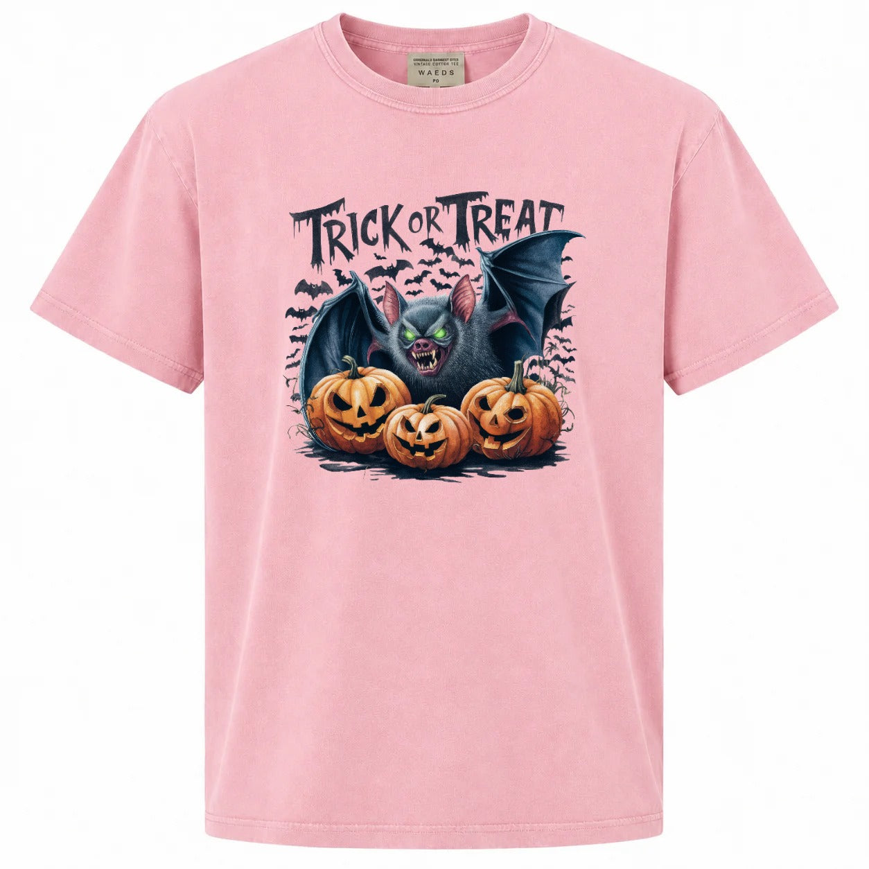 Trick or Treat Bat Pumpkin Graphic Tee