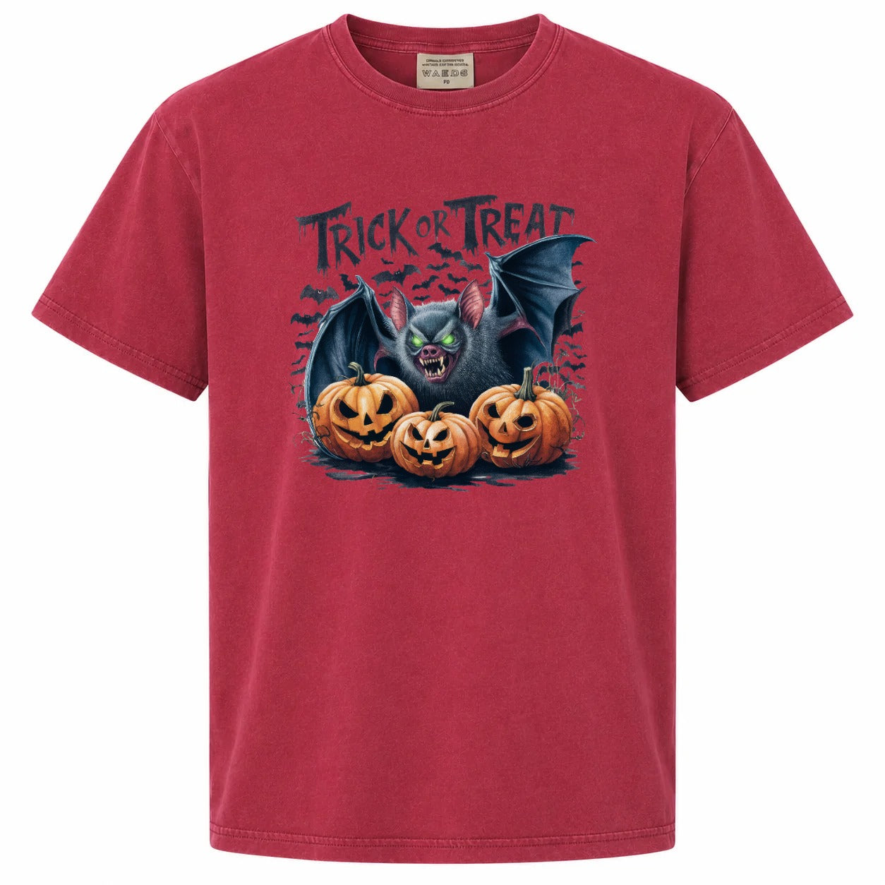 Trick or Treat Bat Pumpkin Graphic Tee
