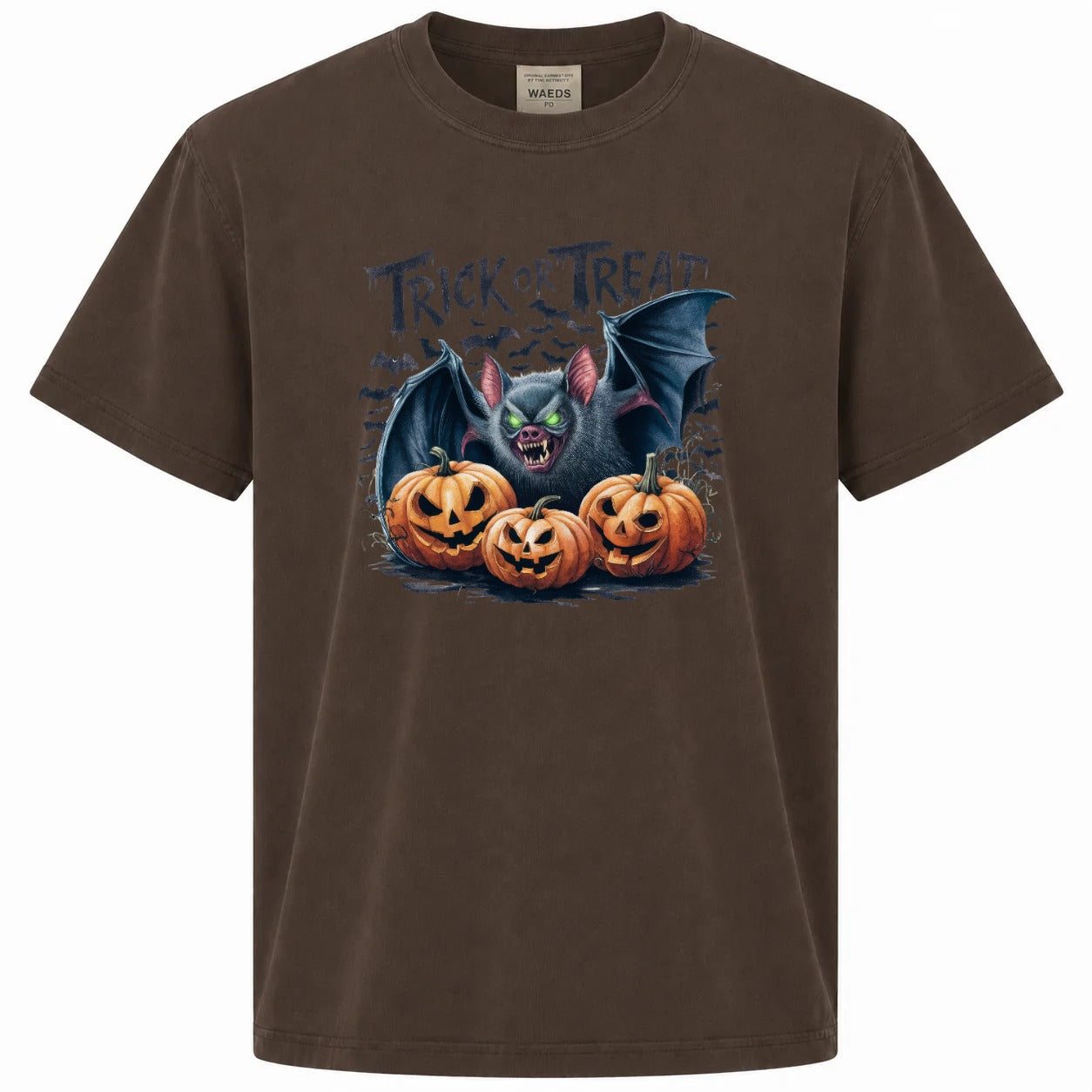 Trick or Treat Bat Pumpkin Graphic Tee