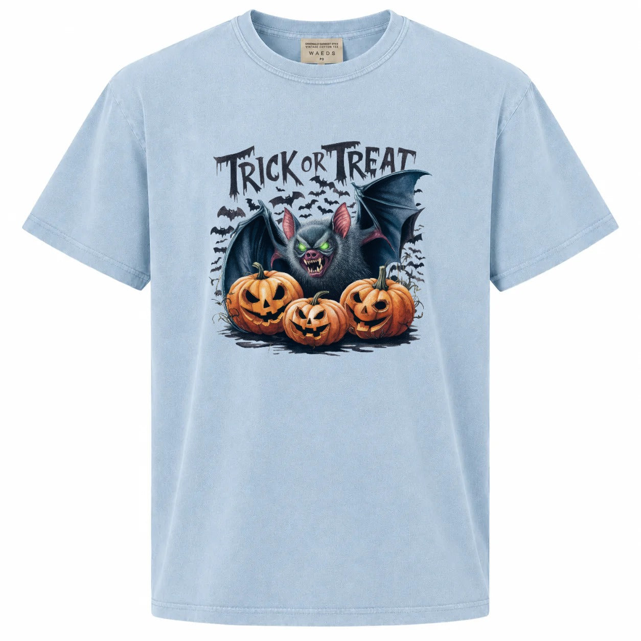 Trick or Treat Bat Pumpkin Graphic Tee