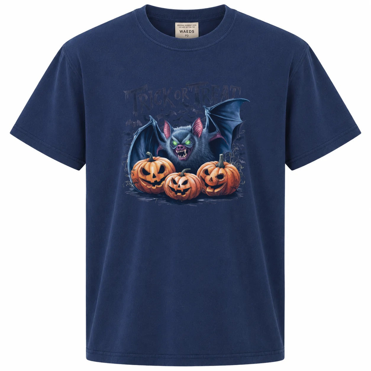 Trick or Treat Bat Pumpkin Graphic Tee